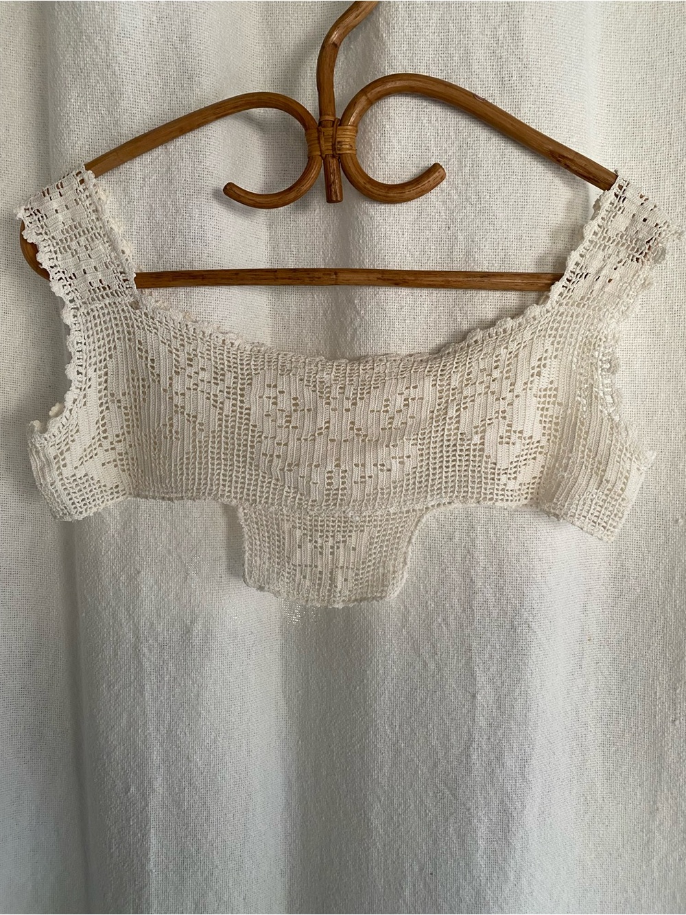Vintage Crochet Dress Collar Butterfly Pattern